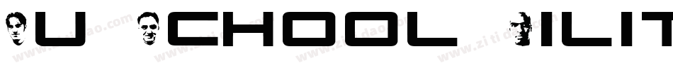 Nu School Militia字体转换